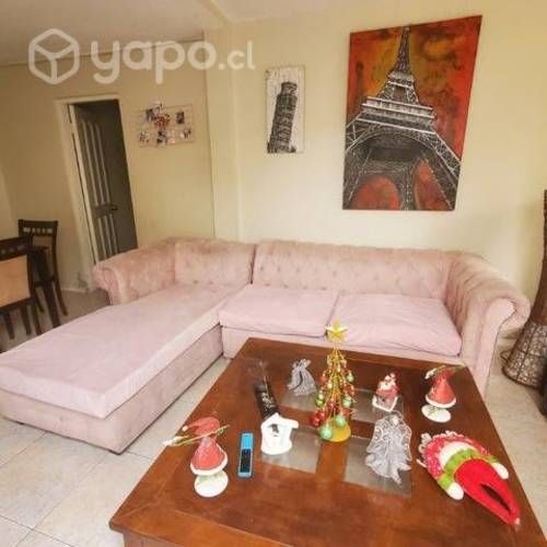 Sofa seccional capitone