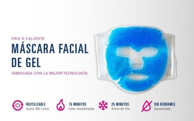 Máscara Facial Gel Frío Calor