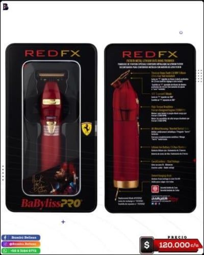 Trimmer redfx skeleton t-blade 360 fx787r-roja inf