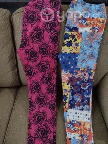 Calzas marca Lula roe tallas Xl