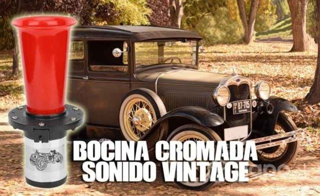 Bocina Sonido Retro Vintage Auto Antiguo Burrita