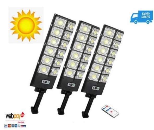 Pack X3 Foco Led Exterior Solar+Envio Gratis