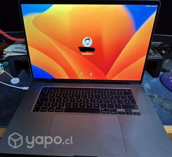 Macbook pro 16 pulgadas intel i9 16 gb ram