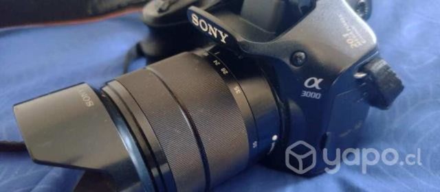 Cámara fotográfica Sony alpha 3000