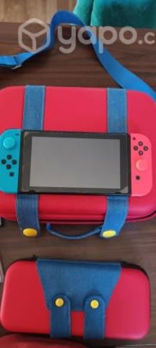 Nintendo switch +2 juego fisico y memoria 512g