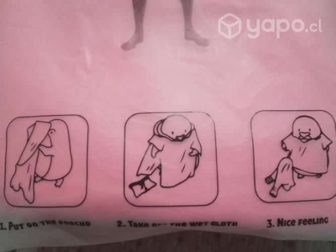 Poncho microfibra Salida baño