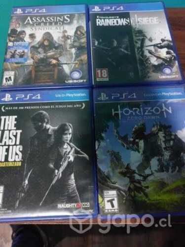 Lote de 4 juegos