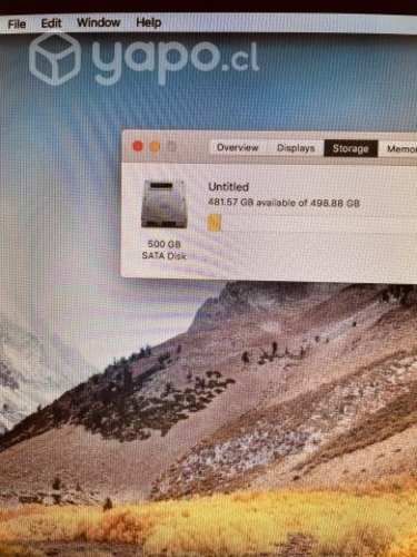 Macbook Pro Mid 2012 6GB Ram 500HDD