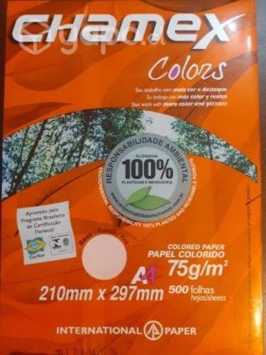 Resma papel rosado A4 de 75gr