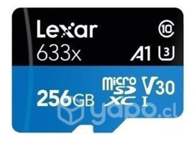 Tarjeta de memoria Lexar 256gb