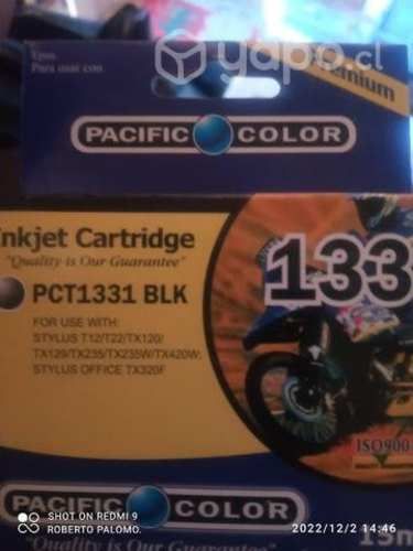 Tinta Epson 133 black alternativa