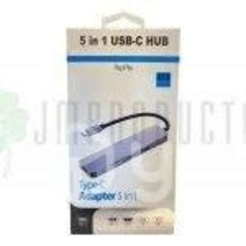 Hub Adaptador Usb-c 5 En 1 ( hdmi, 2x Usb