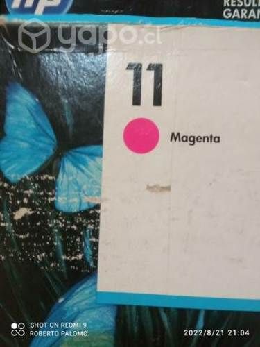 Tinta HP 11 Magenta original de alta