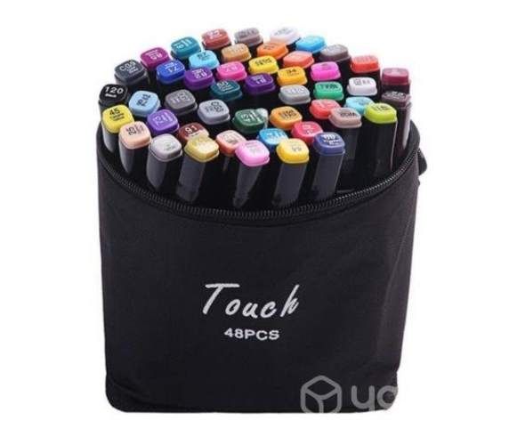 Set de 48 plumones con bolso