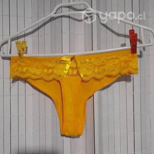 Calzón Amarillo Mostaza Talla XL Nuevo