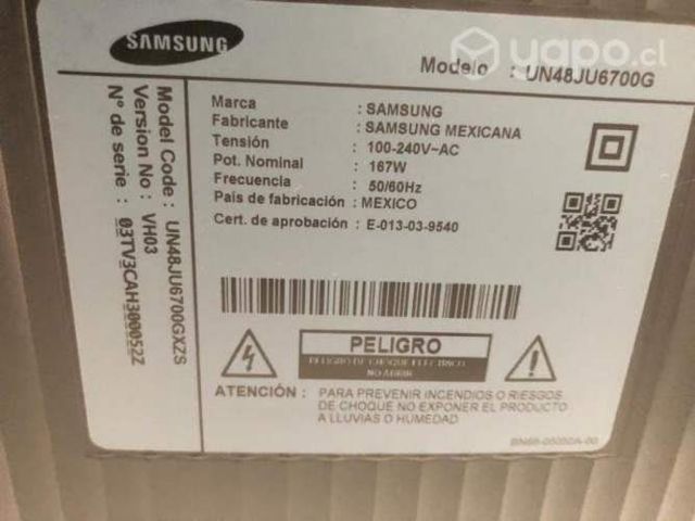 Samrt TV Samsung 48" UHD Curvo