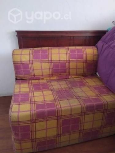 Sofa cama 1 plaza espuma resistente