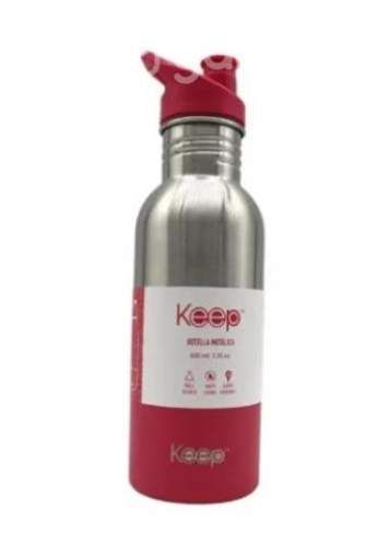 Botella Agua Metálica Acero Inoxidable K