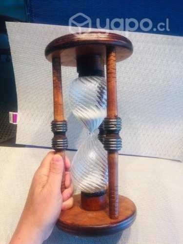 Antiguo Espectacular Reloj De Arena Muy Decorativo