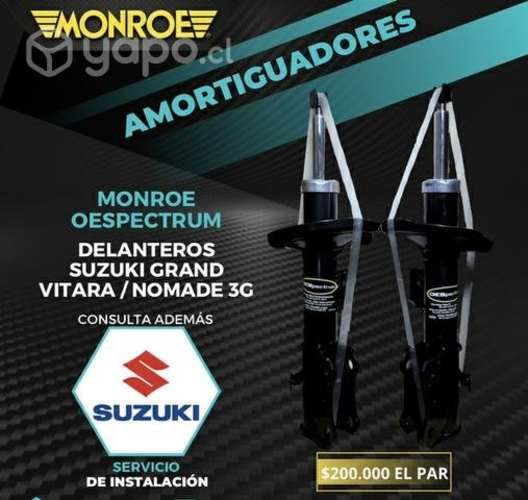 Amortiguadores delanteros