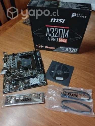 Placa madre msi A320M -Apromax. Tipo ATX