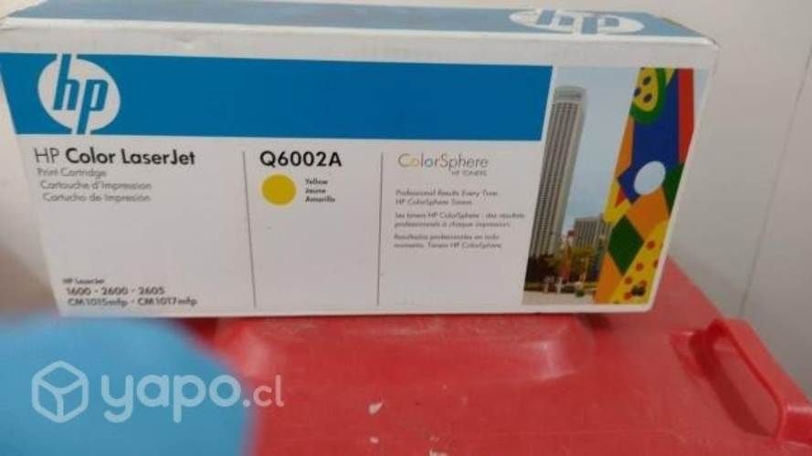 Pack Toner hp Q6002A y Q6000A