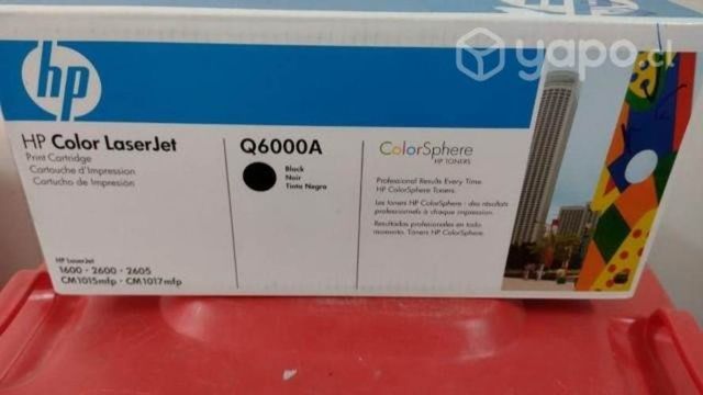 Pack Toner hp Q6002A y Q6000A