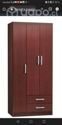 Closet 3 puertas 2 cajones nuevo