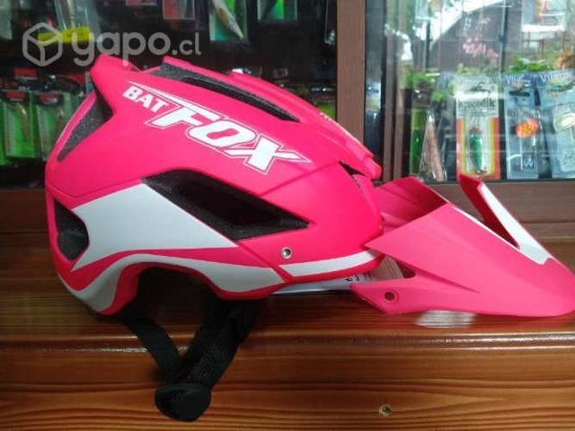 Casco mujer BatFox rosado M-L