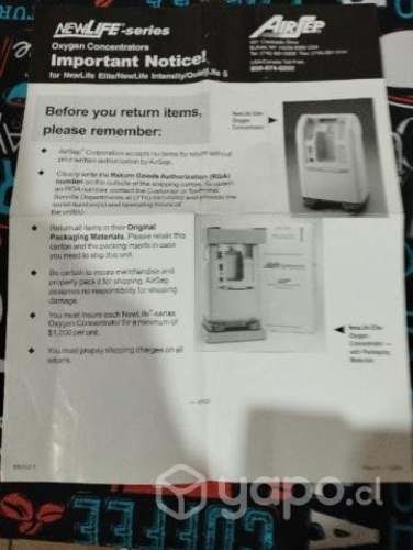 Concentrador de oxígeno