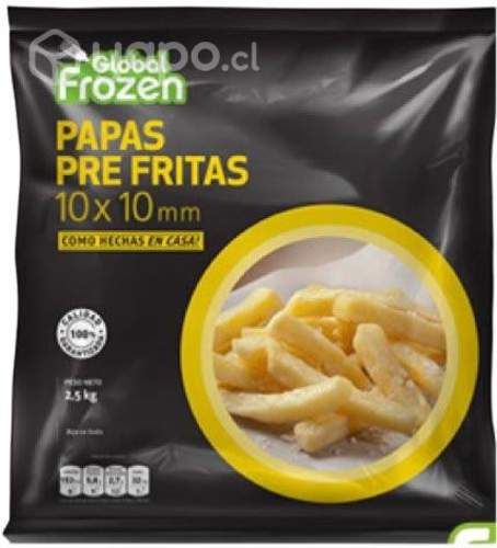 Global Frozen Papas Prefritas 10×10 Premium Bolsa