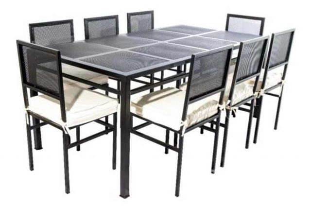 Mueble De Terraza Comedor Cubierta Malla 8 Persona