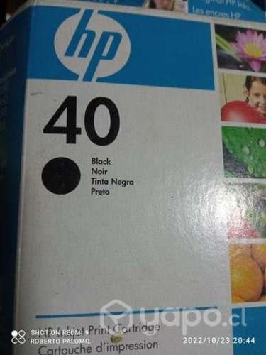 Tinta HP 40 Black original de alta