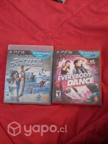 Pack juegos PS Move PS3