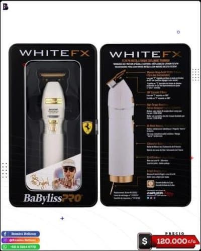 Trimmer whitefx skeleton t-blade 360 fx787w-blanca