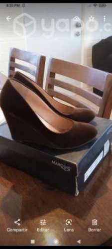 Zapatos mujer taco chino