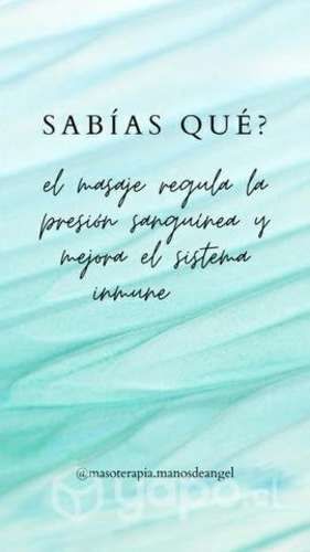 Masajes terapéuticos