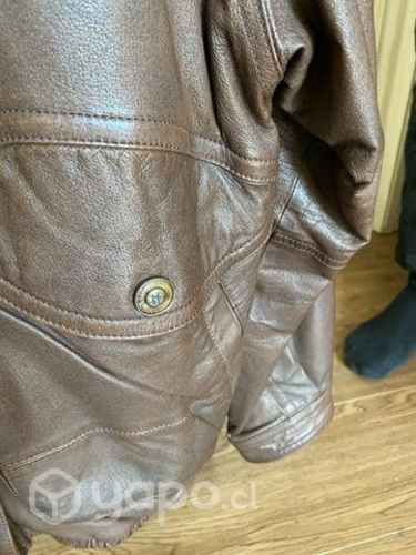 Chaqueta hombre cuero real talla M