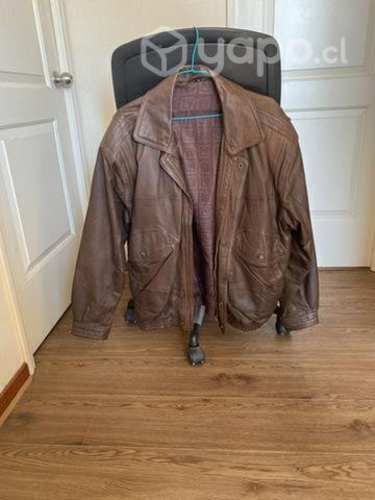Chaqueta hombre cuero real talla M