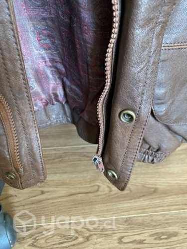 Chaqueta hombre cuero real talla M