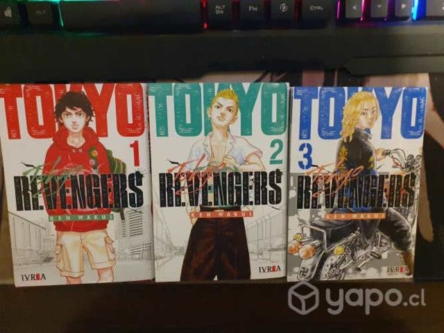 Manga tokyo revengers tomo 1, 2 y 3