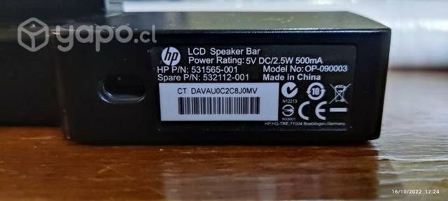 HP sound Bar para LCD