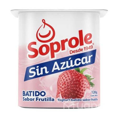 Yoghurt soprole light frutilla 120 g (caja 36)