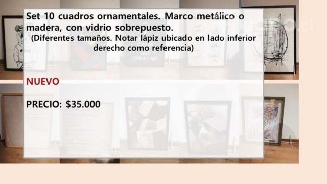 Ser de 10 cuadros ornamentales