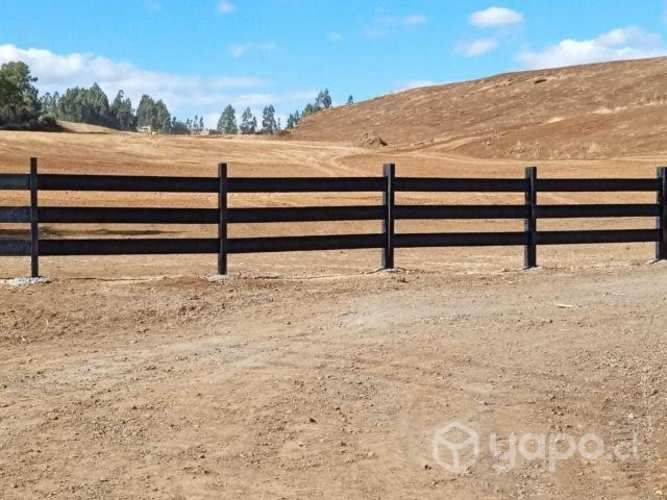 Cercos tranqueras y polin malla