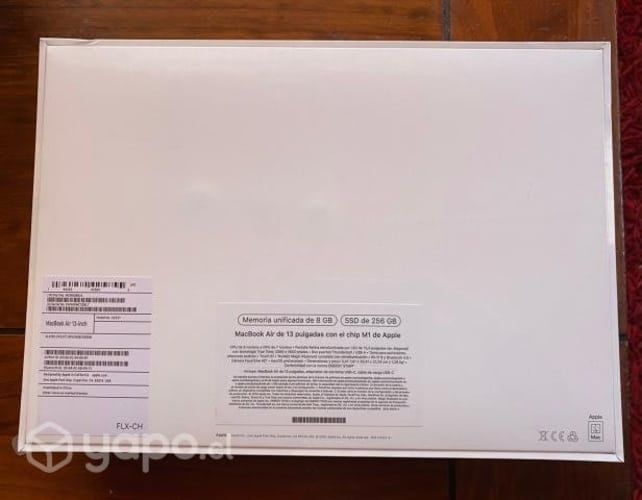 Macbook Air 13'' Apple M1 8 Gb 256 Gb Ssd Silver