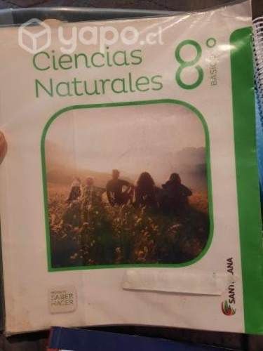 Libro Ciencias Naturales 8 básico. Santillana