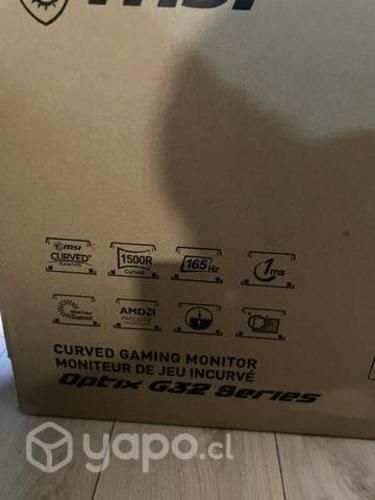 Monitor Gamer Curvo MSI 32 165Hz , 1ms Freesync