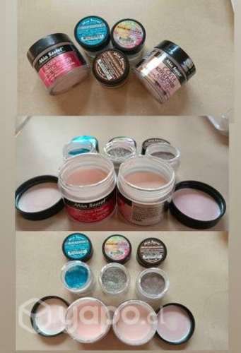 polvos acrílicos, press-on y más.