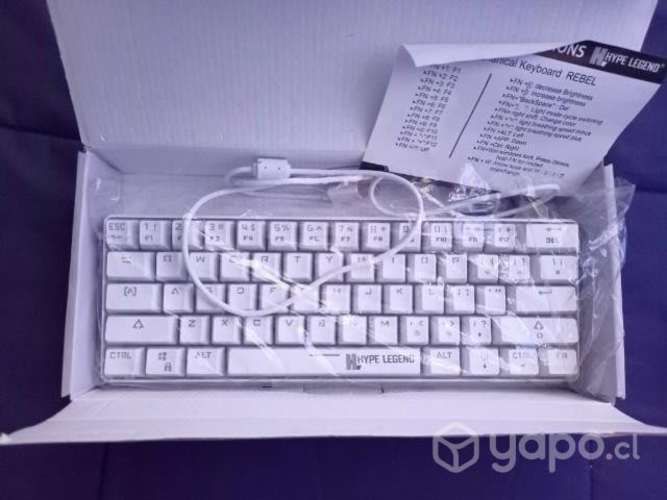 Teclado Gamer Mecánico 60% HypeLegend
